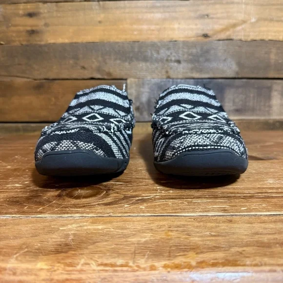 Roper Jackie Black Southwest Stripe Slip On Driving Moc Shoes size 7 - Picture 5 of 11
